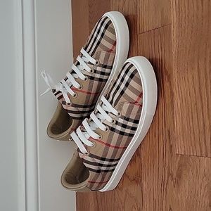 Albridge vintage check low top sneakers (women) Burberry